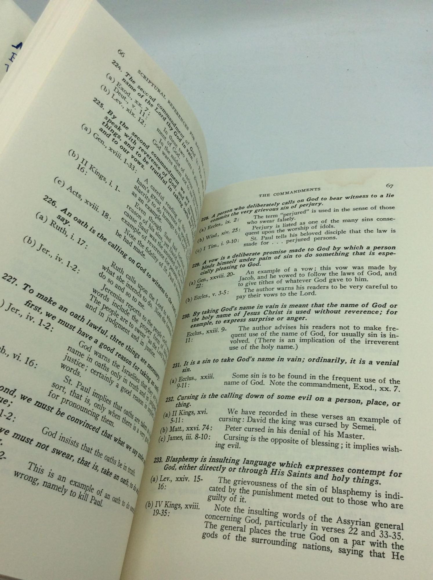 SCRIPTURAL REFERENCES FOR THE BALTIMORE CATECHISM: The Biblical Basis ...
