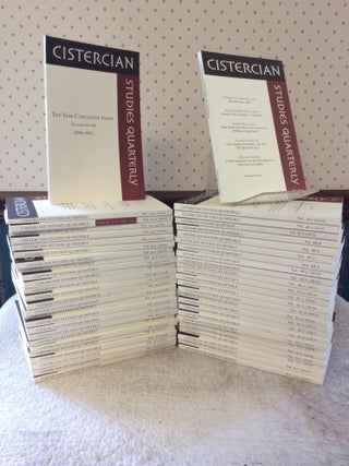 Item #1293926 CISTERCIAN STUDIES QUARTERLY 2005-2020: 52 ASSORTED ISSUES