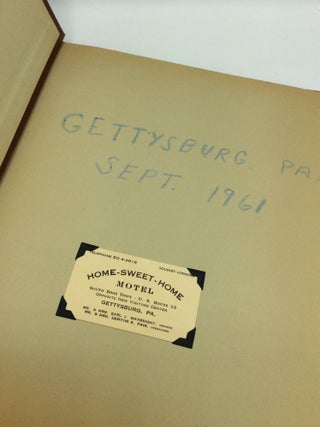 UNIQUE SCRAPBOOK OF GETTYSBURG PENNSYLVANIA