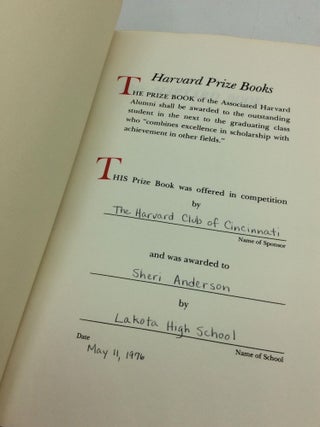 THE HARVARD BOOK: Selections from Three Centuries