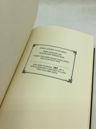 SELECTED BIRDS OF AMERICA/SELECTED QUADRUPEDS OF AMERICA/ AMERICAN WILDLIFE HERITAGE: Complete ten volume set