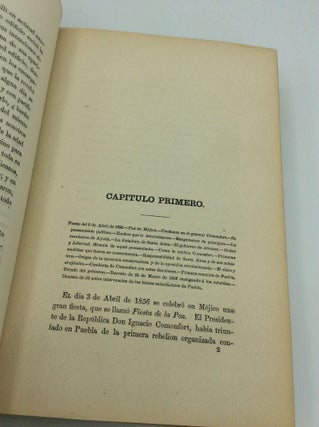 MEJICO EN 1856 Y 1857. Gobierno del General Comonfort.