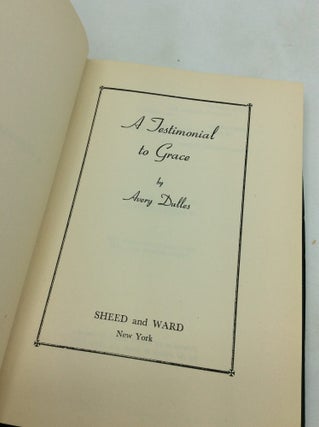 A TESTIMONIAL TO GRACE