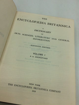 THE ENCYCLOPEDIA BRITANNICA: 11TH EDITION