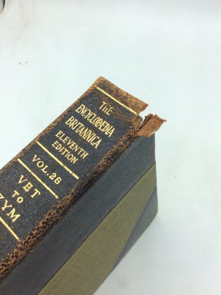 THE ENCYCLOPEDIA BRITANNICA: 11TH EDITION