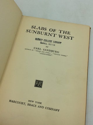 SLABS OF THE SUNBURNT WEST