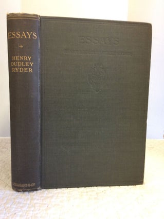 Item #132028 ESSAYS BY REV. HENRY IGNATIUS DUDLEY RYDER. Henry Ignatius Dudley Ryder, Francis...
