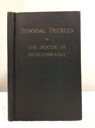 Item #141031 SYNODAL DECREES OF THE DIOCESE OF MIDDLESBROUGH. Thomas Shine