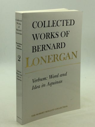 Item #141678 VERBUM: Word and Idea in Aquinas. Bernard Lonergan