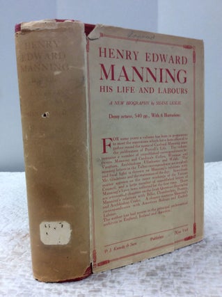 Item #142663 HENRY EDWARD MANNING: His Life and Labours. Shane Leslie