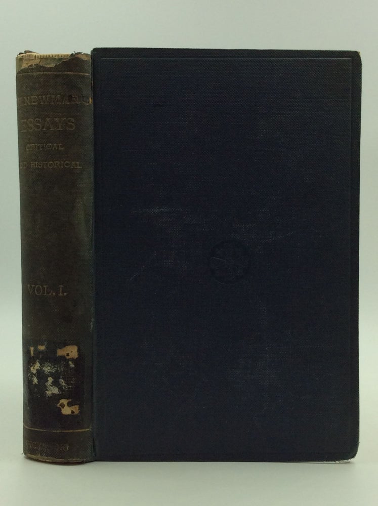 Item #144971 ESSAYS CRITICAL AND HISTORICAL: Volume I. John Henry Newman.