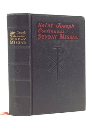 Item #145893 SAINT JOSEPH CONTINUOUS SUNDAY MISSAL: A Simplified and Continuous Arrangement of...