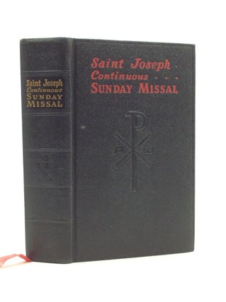 Item #145894 SAINT JOSEPH CONTINUOUS SUNDAY MISSAL: A Simplified and Continuous Arrangement of...