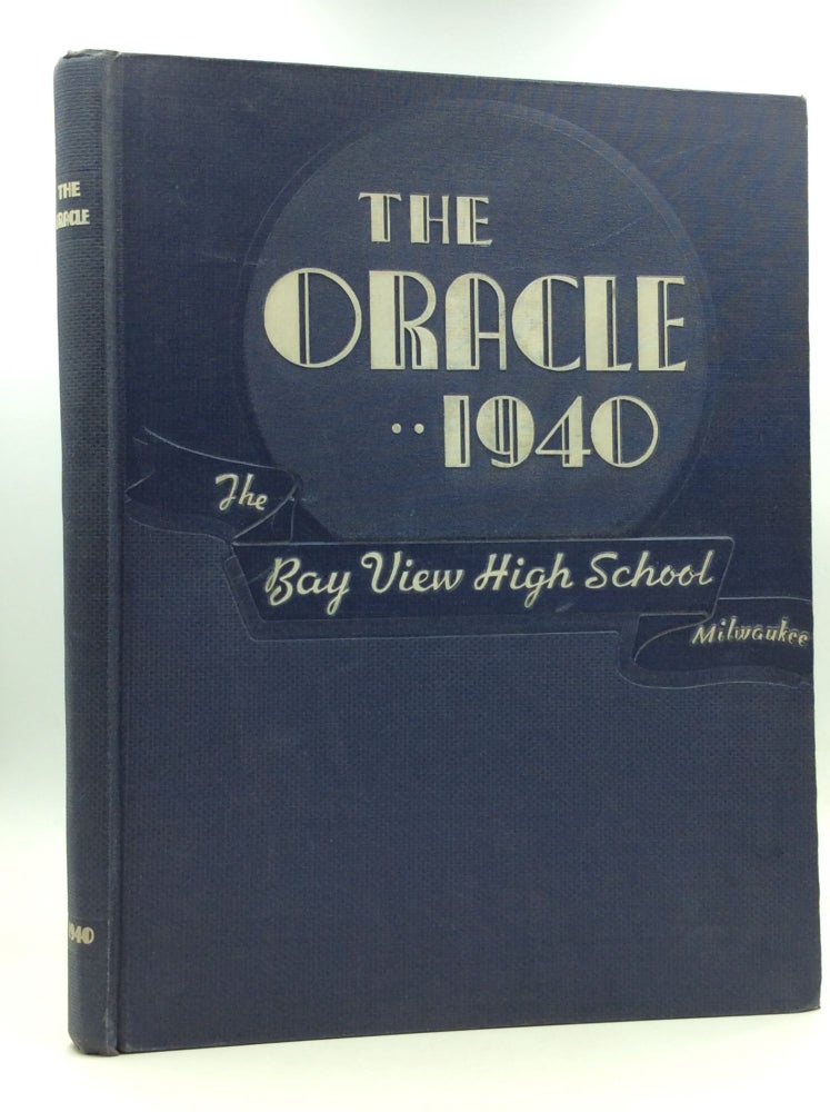 Item #146754 1940 BAY VIEW HIGH SCHOOL YEARBOOK. Bay View High School.