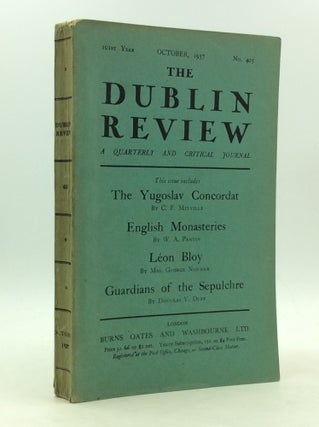 Item #148565 THE DUBLIN REVIEW October-December 1937