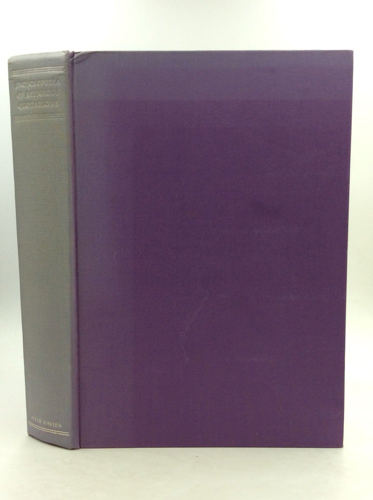 Item #148854 ENCYCLOPEDIA OF RELIGIOUS QUOTATIONS. ed Frank S. Mead.
