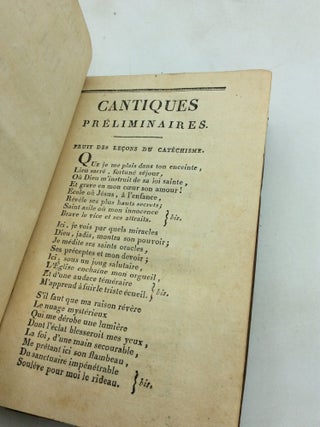 CHOIX DE CANTIQUES DE ST-SULPICE, a l'Usage de la Jeunesse Belge