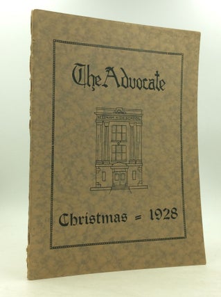Item #149666 THE ADVOCATE: Christmas 1928. Needham High School