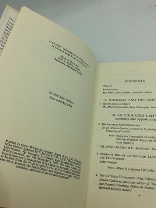 THEOLOGY AND THE UNIVERSITY: An Ecumenical Investigation