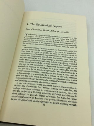 THEOLOGY AND THE UNIVERSITY: An Ecumenical Investigation