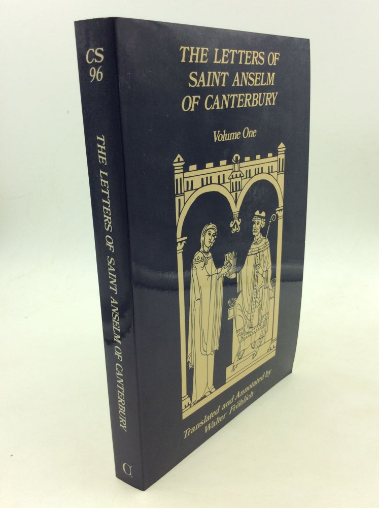 Item #160122 THE LETTERS OF SAINT ANSELM OF CANTERBURY Vol. 1. trans Walter Frohlich.