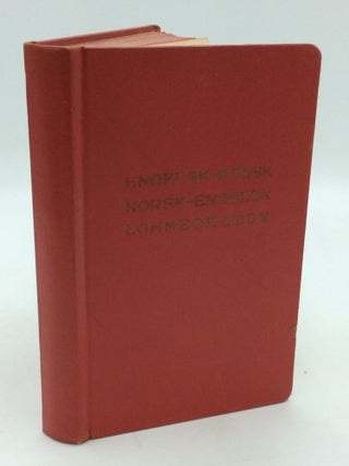 Item #161665 DAMMS LOMMEORDBOKER: Engelsk-Norsk, Norsk-Engelsk / English-Norwegian,...