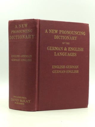 Item #163346 A NEW GERMAN-ENGLISH DICTIONARY for General Use. F C. Hebert, L. Hirsch