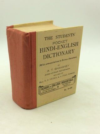 Item #163715 THE STUDENTS' POCKET HINDI-ENGLISH DICTIONARY (With Pronunciation in Roman...