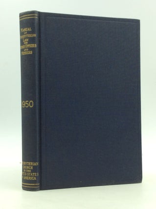 Item #164278 MANUAL FOR CHURCH OFFICERS AND MEMBERS of the Government, Discipline, and Worship of...