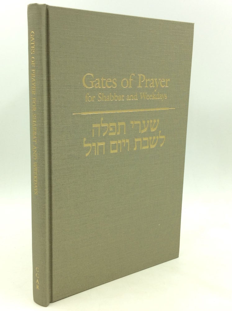 Item #165986 GATES OF PRAYER for Shabbat and Weekdays: A Gender Sensitive Prayerbook. ed Chaim Stern.