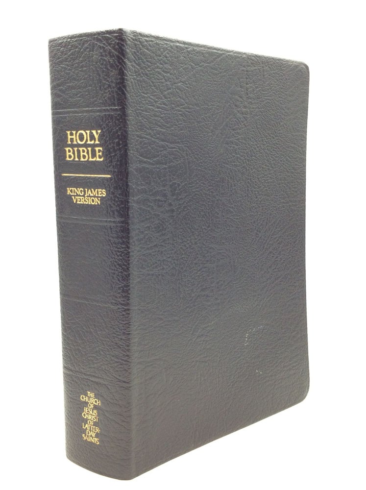 Item #165998 THE HOLY BIBLE Containing the Old and New Testaments Translated Out of the Original Tongues: And with the Former Translations Diligently Compared and Revised, by His Majesty's Special Command; Authorized King James Version with Explanatory Notes and Cross References to the Standard Works of the Church of Jesus Christ of Latter-day Saints. KJV Bible.