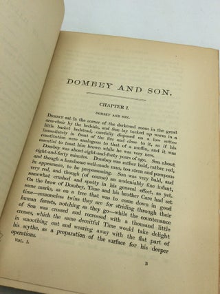 DEALINGS WITH THE FIRM OF DOMBEY AND SON: Wholesale, Retail, and for Exportation (2 volumes)