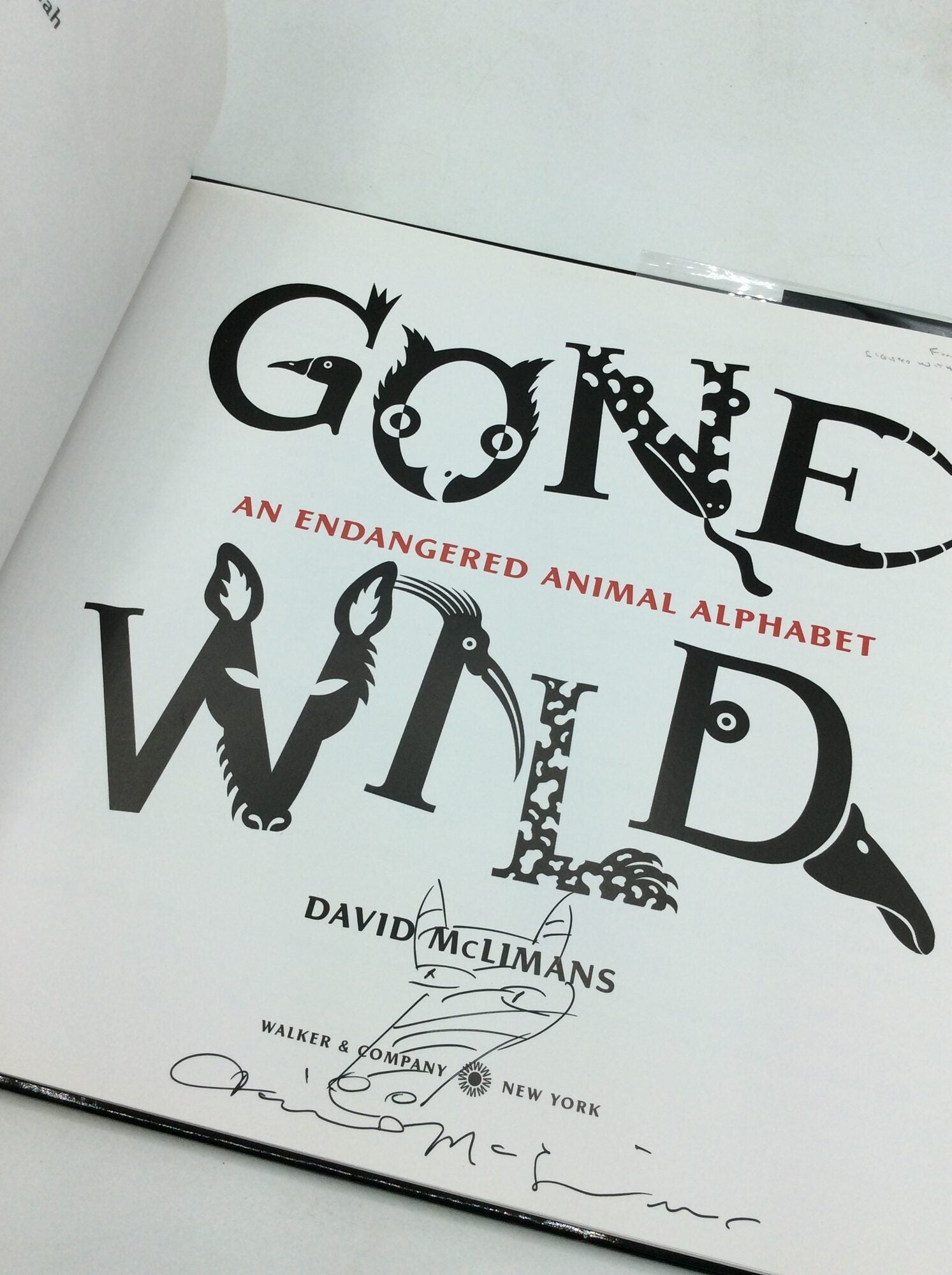 GONE WILD: An Endangered Animal Alphabet | David McLimans | 1st