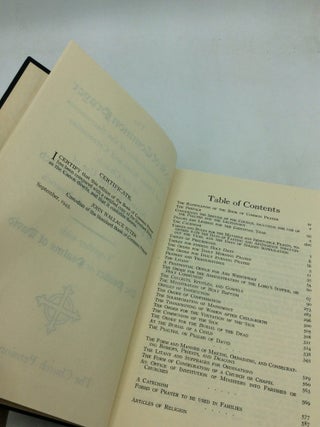 THE BOOK OF COMMON PRAYER and Administration of the Sacraments and Other Rites and Ceremonies of the Church: According to the Use of the Protestant Episcopal Church in the United States of America; Together with the Psalter or Psalms of David