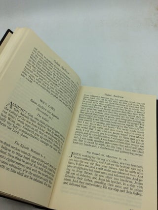 THE BOOK OF COMMON PRAYER and Administration of the Sacraments and Other Rites and Ceremonies of the Church: According to the Use of the Protestant Episcopal Church in the United States of America; Together with the Psalter or Psalms of David