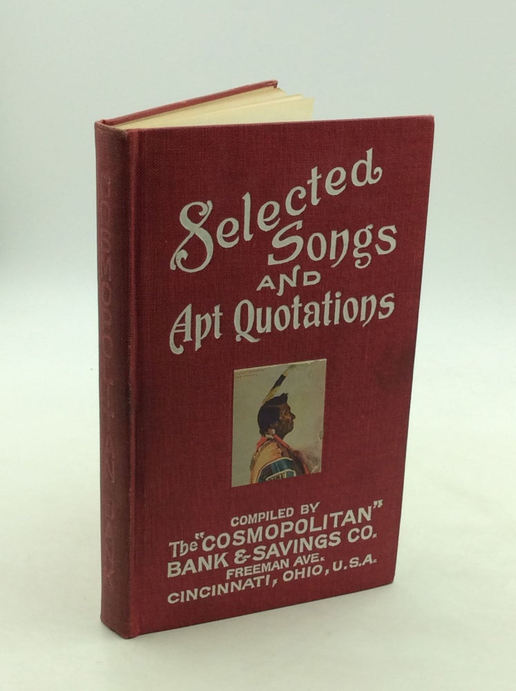 Item #168195 SELECTED SONGS AND APT QUOTATIONS. comp Chas. E. Roth.