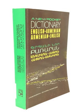 Item #168340 A NEW POCKET DICTIONARY: English-Armenian, Armenian-English. Ohannes, Sossie Hannessian