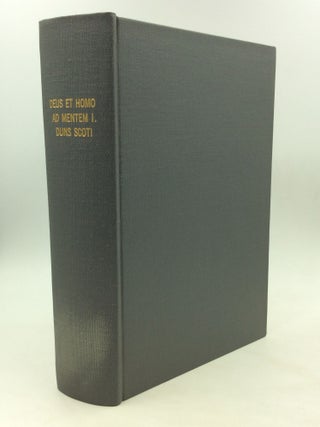 Item #168351 DEUS ET HOMO AD MENTEM I. DUNS SCOTI: Acta Tertii Congressus Scotistici...