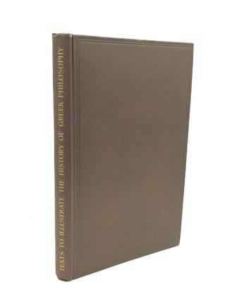 Item #169353 TEXTS TO ILLUSTRATE A COURSE OF ELEMENTARY LECTURES ON THE HISTORY OF GREEK...