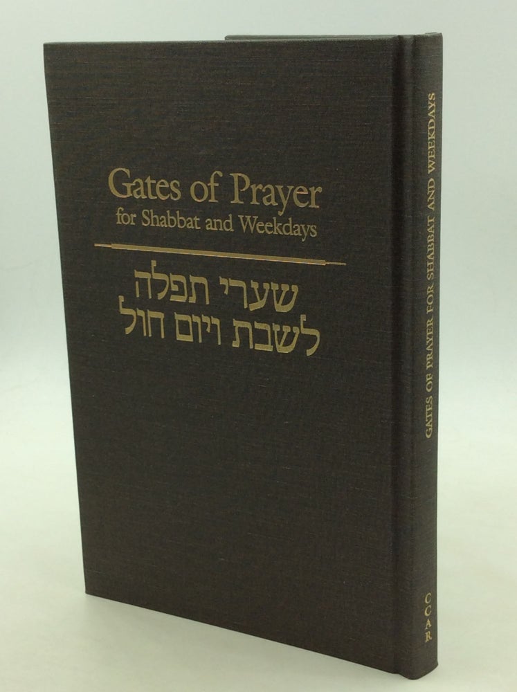 Item #169982 GATES OF PRAYER for Shabbat and Weekdays: A Gender Sensitive Prayerbook. ed Chaim Stern.