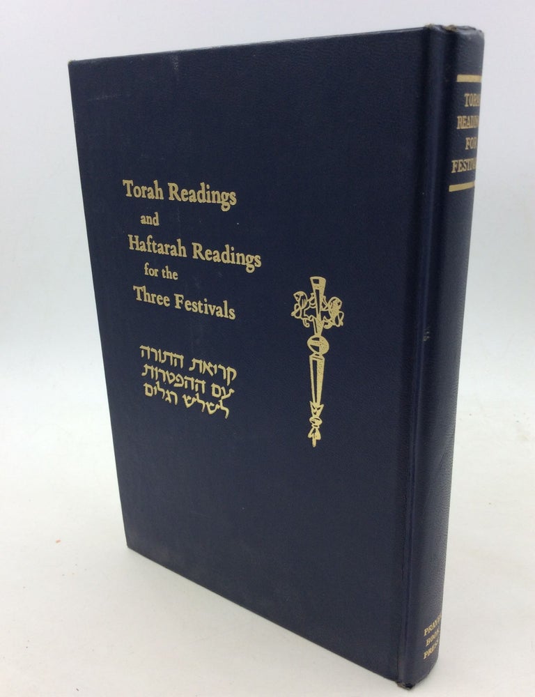 Item #170028 TORAH READINGS AND HAFTARAH READINGS FOR THE THREE FESTIVALS