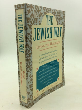 Item #170036 THE JEWISH WAY: Living the Holidays. Rabbi Irving Greenberg