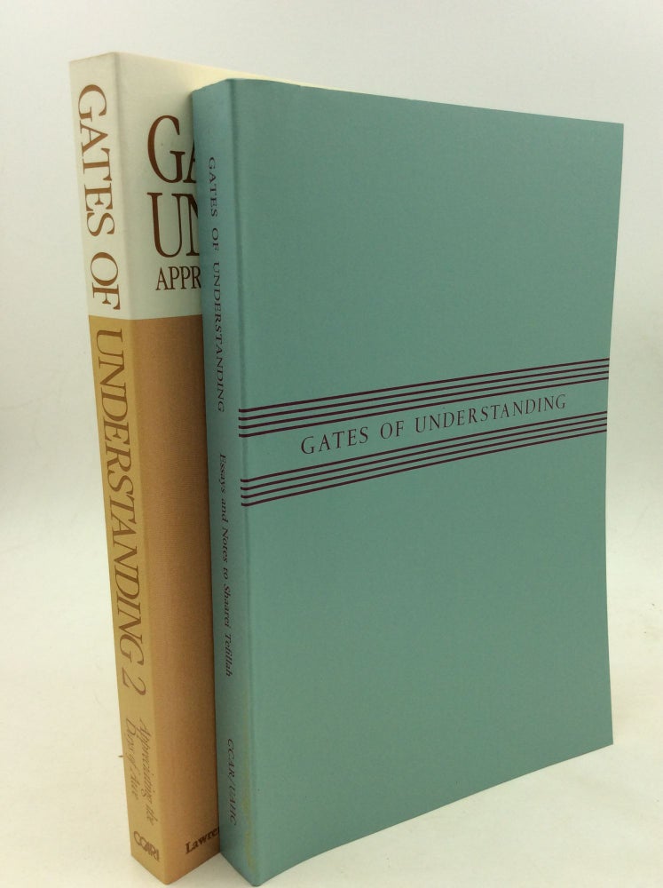 Item #170043 GATES OF UNDERSTANDING and GATES OF UNDERSTANDING 2. Lawrence A. Hoffman.