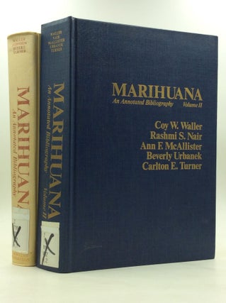 Item #170600 MARIHUANA: An Annotated Bibliography, Volumes I-II. Jacqueline J. Johnson Coy W....