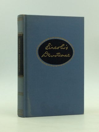 Item #170676 LINCOLN'S DEVOTIONAL. intro Carl Sandburg
