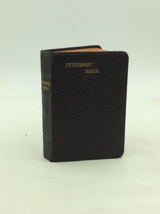Item #170983 EXTENSIONIST MANUAL: Approved Devotions and Prayers for All Occasions and Stations...