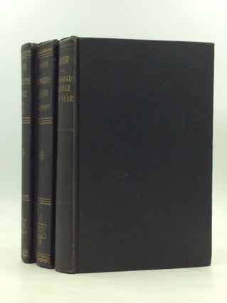 Item #172270 SERVICE OF THE SYNAGOGUE: Pentecost, Day of Atonement, New Year (3 volumes