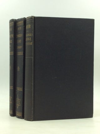 Item #172270 SERVICE OF THE SYNAGOGUE: Pentecost, Day of Atonement, New Year (3 volumes