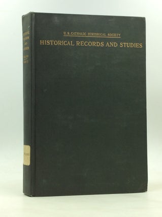 Item #172481 HISTORICAL RECORDS AND STUDIES, Volume VI, Part I