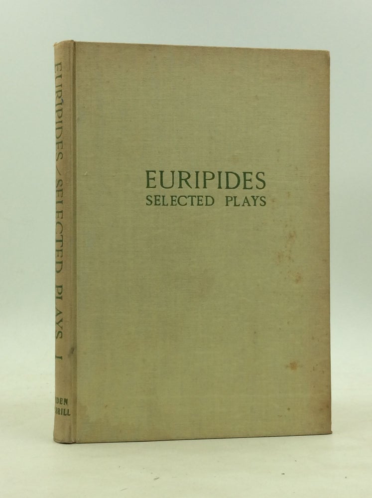 Item #173398 EURIPIDES: SELECTED PLAYS with Introduction, Metrical Synopsis and Commentary; Part I, the Alkestis. D F. W. van Lennep.